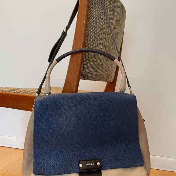 Furla Tri-color Medium Penelope Shoulder Bag - Picture 7 of 13